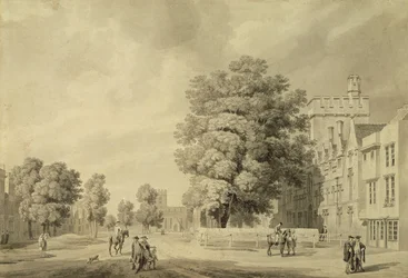 St Johns College, Oxford (pero, inkoust a mytí)