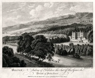 Bolton, North Riding of Yorkshire Sídlo Jeho Milosti vévoda z Boltonu, 1775