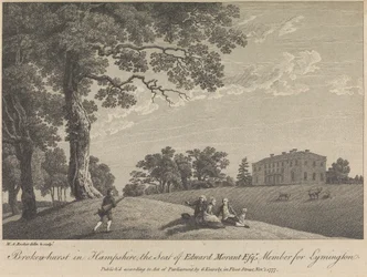 Broken-Hurst v Hampshire, sídlo Edwarda Morant, Esquire, člen pro Lymington (publikoval G. Kearsly); Strana 43 (Svazek jedna)