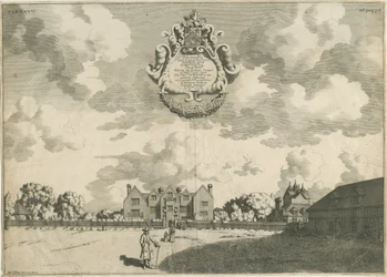 Bentley Hall: mědirytina, nd [1653 - 1686]