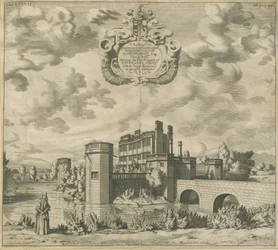 Caverswall Castle: mědirytina, nd [1653-1686] (tisk)