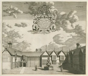 Chartley Manor House: rytina, nd [1653-1686] (tisk)