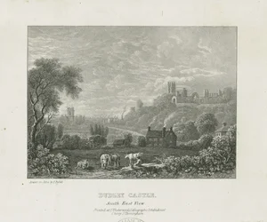 Dudley Castle: mědirytina, nd [1653-1686] (tisk)