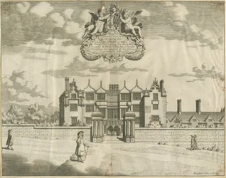 Keele Hall: mědirytina, nd [1653-1686]