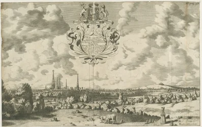 Lichfield - West North West Prospect: mědirytina, nd [1653 - 1686]