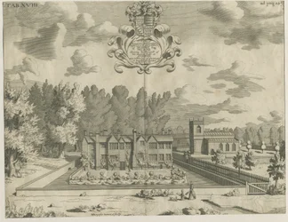 Okeover Hall: rytina, nd [1653 - 1686]