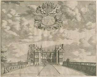 Trentham Hall: rytina, nd [1686]