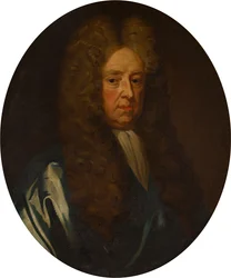 Portrét Františka, vikomta Newporta, c.1. hraběte z Bradfordu (1620-1708), ve věku 78 let, asi 1698-1700 (olej na plátně)