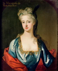 Portrét Mary Anne Spanheimové (1682-1772), manželky Françoise de La Rochefoucaulda, markýze de Montandre