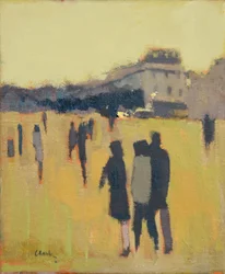 Přátelé, 2017 (olej na plátně)