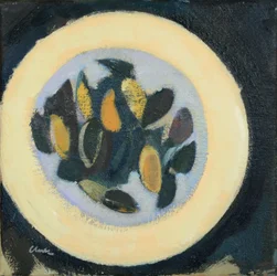 Moules, 2017 (olej na plátně)
