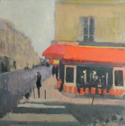 Paříž, 3. obvod, 2015 (olej na plátně)