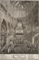 Korunovace Marie Terezie na Pražském hradě, 1743.
