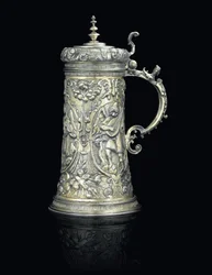 Tankard, Brasso, kolem 1640
