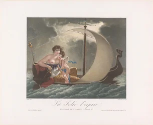 Personifikace Folly (Pazzia), oklame Amora La Folie l
