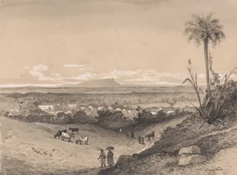 Vesnice Arima a hora Tamana