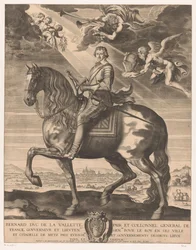 Jezdecký portrét Bernarda de Foix de la Valette, vévody z Epernonu
