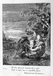 Tithonus, milovník Eoss, se v roce 1655 proměnil v kobylku
