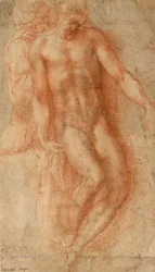 Pieta, cca 1530-36 (červená křída)