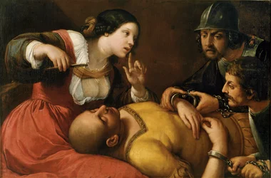 Samson a Dalila (malba na plátně)