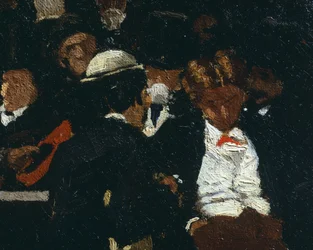 Piazza San Marco, Michele Cammarano, detail, 1869