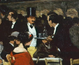 Piazza San Marco, Michele Cammarano, detail, 1869