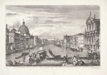 Canal Grande v Benátkách Prospekt Grand Canal of Coenobium D: s jasnými liniemi (...) (název na předmětu) Gezichten op Venetië (název série) Nádherné a vybrané pohledy na město Benátky (název série)