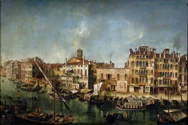 Pohled na Canal Grande z Fondamenta Del Vin, 1736-1737.