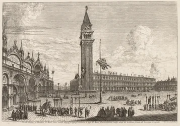 Pohledy na Benátky: Piazza a Piazzetta