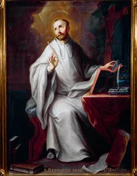 Zastoupení svatého Bernarda z Clairvaux (1090-1153)