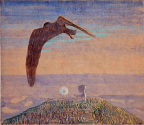 Pohádka II od Ciurlionise, Mikalojus Konstantinas (1875-1911). Tempera na papíře, rozměr: 62,2x71,9