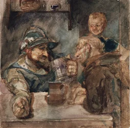 Přes pivní nádrž, 1883
