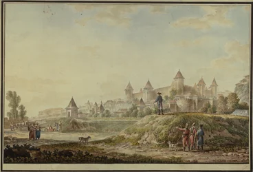 Pohled na pevnost Bender, 1790