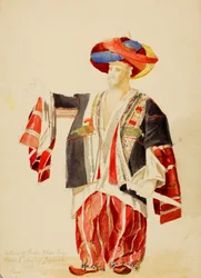 Kostým Beder Khan Bey, n.d.