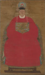Madam Han Neefang (závěsný svitek, tuš a barva na hedvábí)