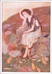 Byla to ta malá šedá cesta, pod kterou upíral oči (barva litho)