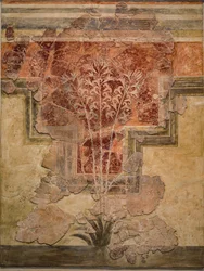 Minojské složení. Panel "Liliy Frescoes"