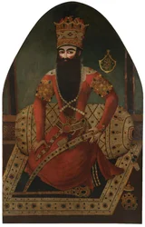 Portrét F. Fath Ali Shah 1797-1834