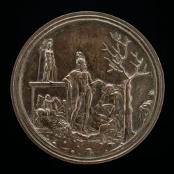 David triumfoval nad Goliášem, 1507 nebo dříve.