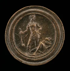 David a Goliáš, polovina nebo konec 90. let 14. století.