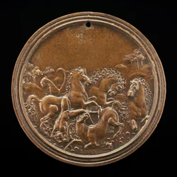 Smrt Hippolyta, konec 15. - začátek 16. století.