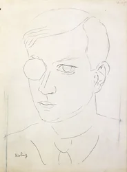 Portrét Tristana Tzary; Portrait de Tristan Tzara