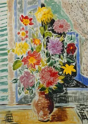 Váza s květinami; Vase de Fleurs