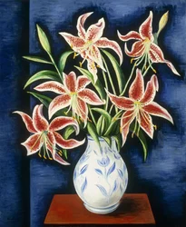 Váza s liliemi; Vase de lis