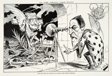 Neznámý anděl (německá legenda), z Dějin třetí republiky, sv. I, Politické dějiny, nakl. 1933 (litho)