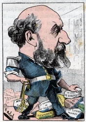 Portrét Guillaume Victor Augier (1820-1889) francouzský dramatik.