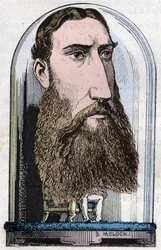 Portrét Leopolda II., belgického krále (Louis Philippe Marie Victor), prince belgického, vévody saského, prince ze Saska-Coburg-Gotha, vévody z Brabanta