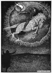 „Vize muže na šedém koni“, 1913.
