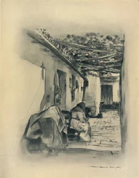 „Nádvoří v Seville“, 1903.