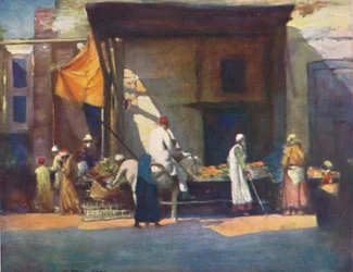 "Ovocný stánek", 1903